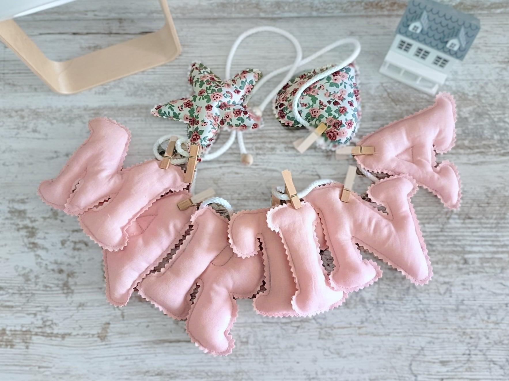 Guirnalda Letras Tela 3d - GiaN handmade
