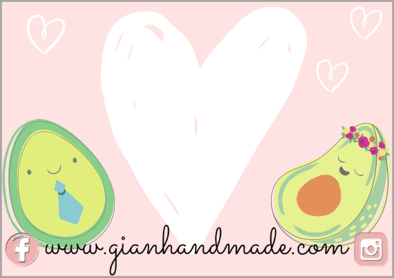 Tarjetitas para eventos - GiaN handmade
