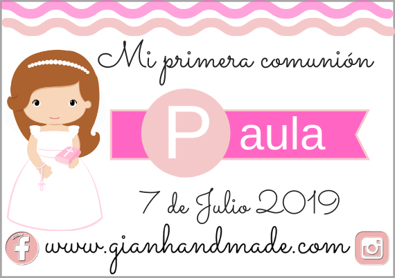 Tarjetitas para eventos - GiaN handmade