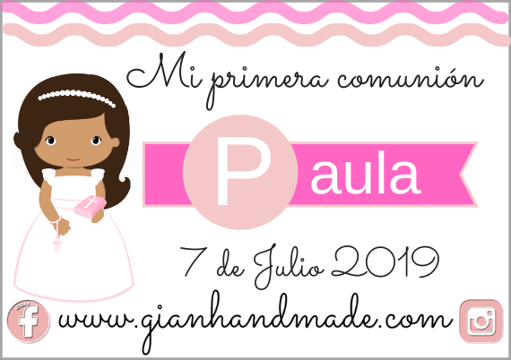 Tarjetitas para eventos - GiaN handmade