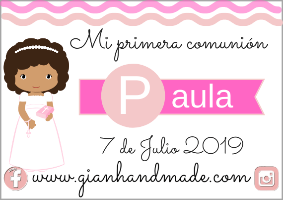 Tarjetitas para eventos - GiaN handmade