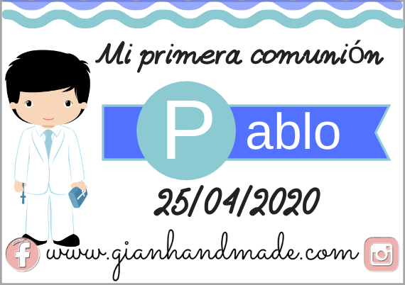 Tarjetitas para eventos - GiaN handmade