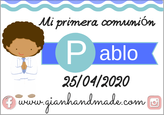 Tarjetitas para eventos - GiaN handmade