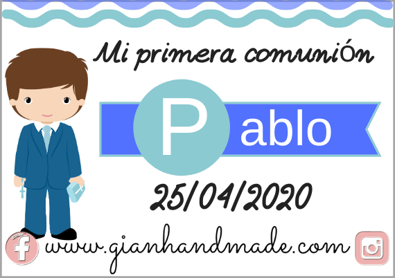 Tarjetitas para eventos - GiaN handmade