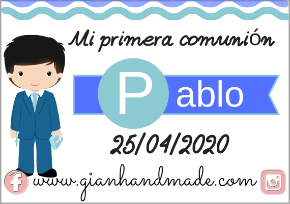 Tarjetitas para eventos - GiaN handmade