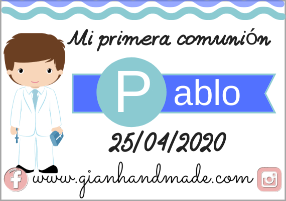 Tarjetitas para eventos - GiaN handmade