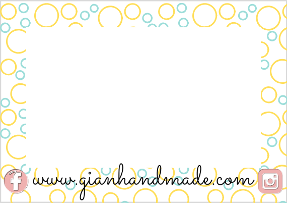 Tarjetitas para eventos - GiaN handmade
