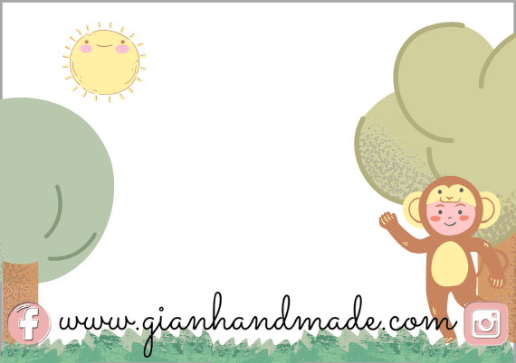 Tarjetitas para eventos - GiaN handmade