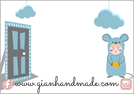 Tarjetitas para eventos - GiaN handmade