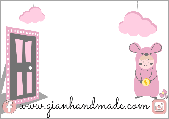 Tarjetitas para eventos - GiaN handmade