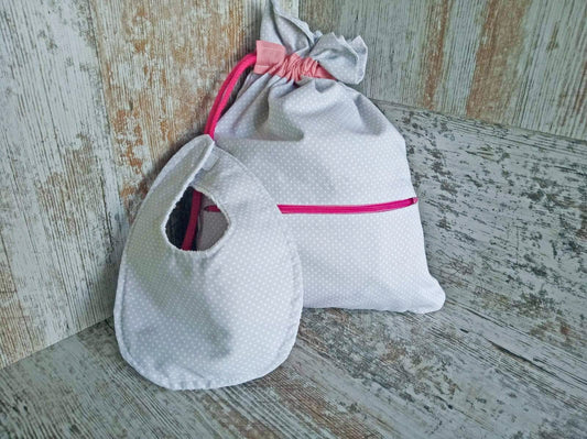 Conjunto Bolsa + Babero - GiaN handmade