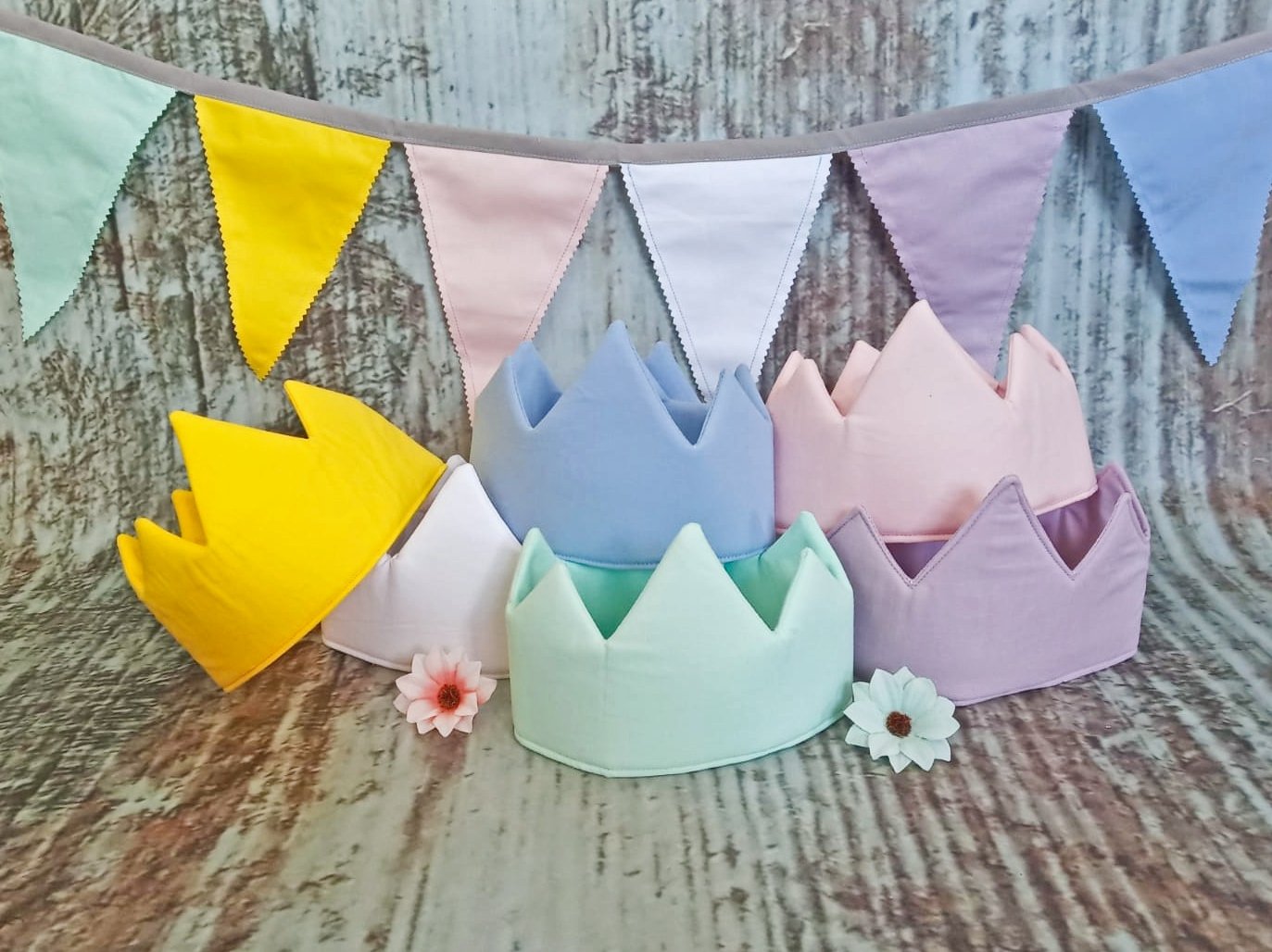 Coronas Cumpleaños Soft Basic - GiaN handmade