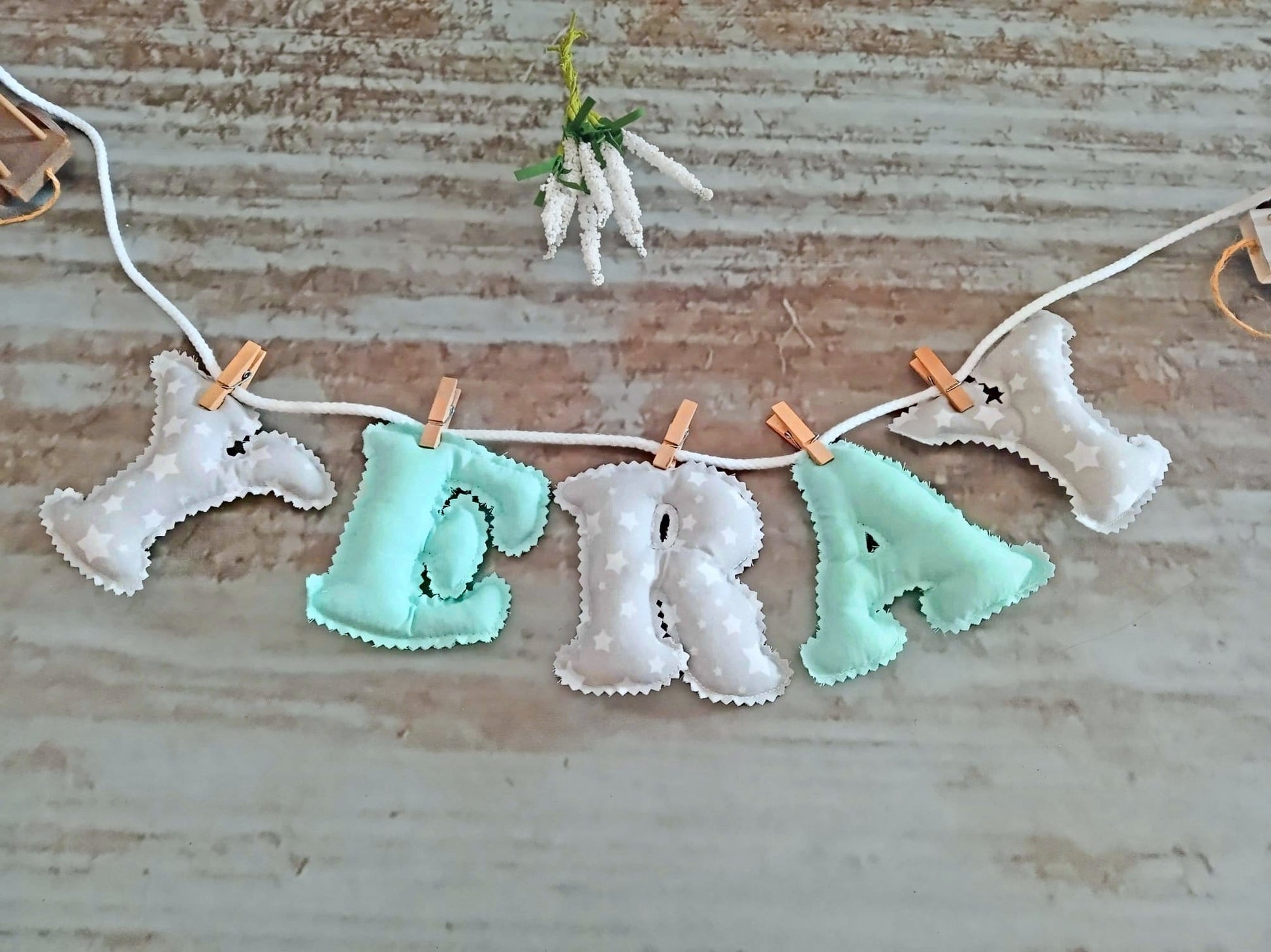 Guirnalda Letras Tela 3d - GiaN handmade