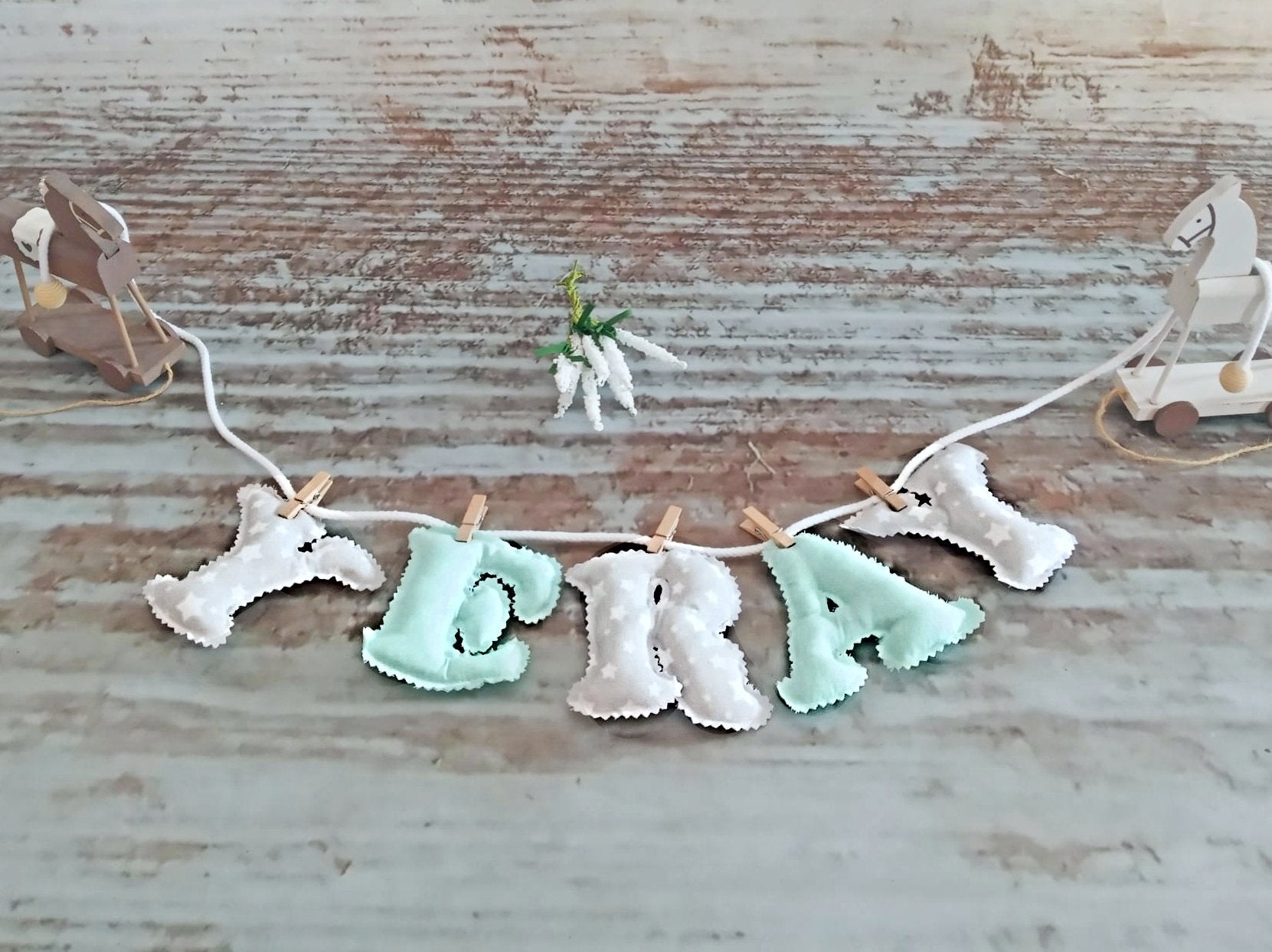 Guirnalda Letras Tela 3d - GiaN handmade