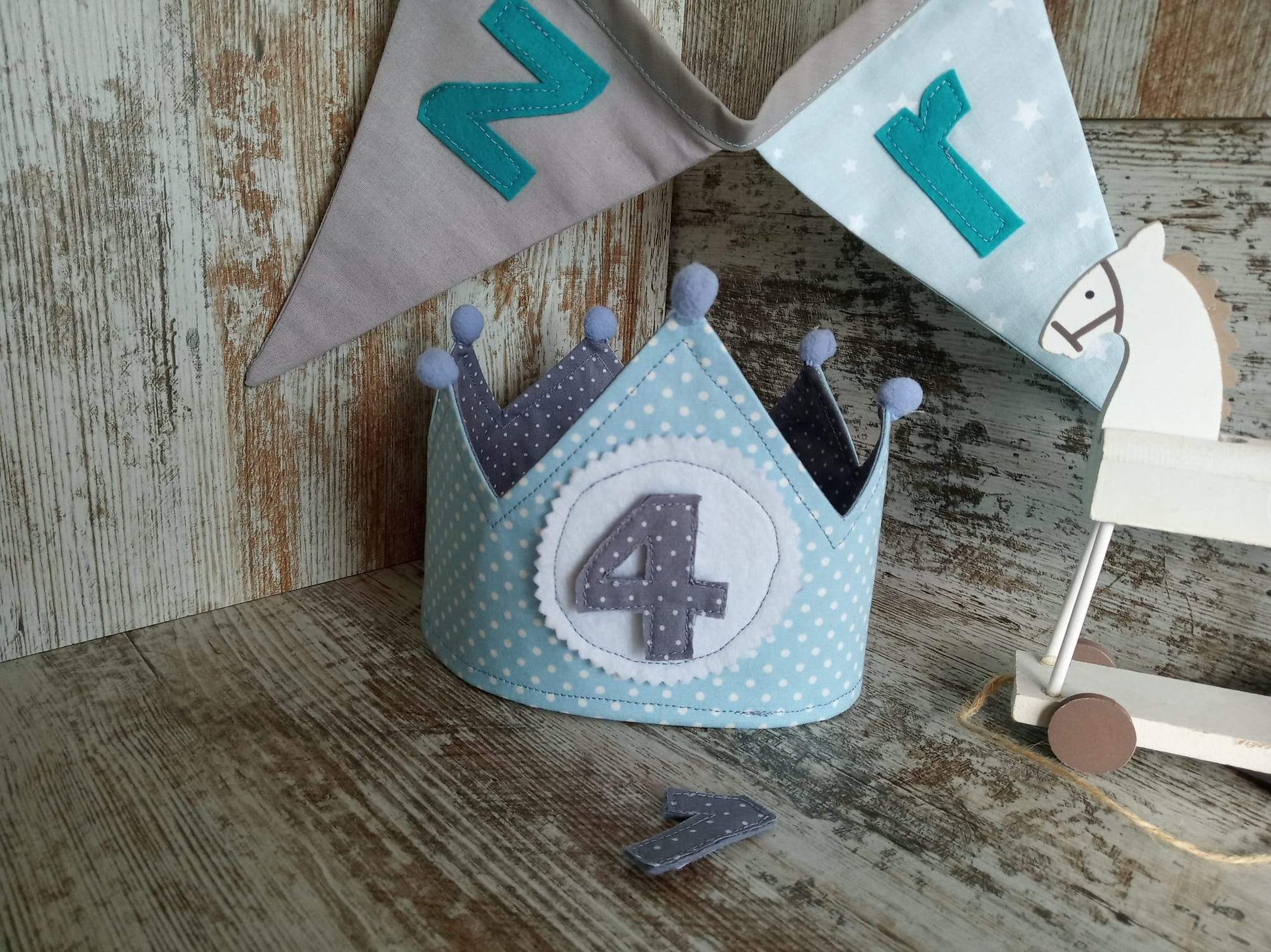 Guirnaldas Tela Personalizada con Nombre - GiaN handmade