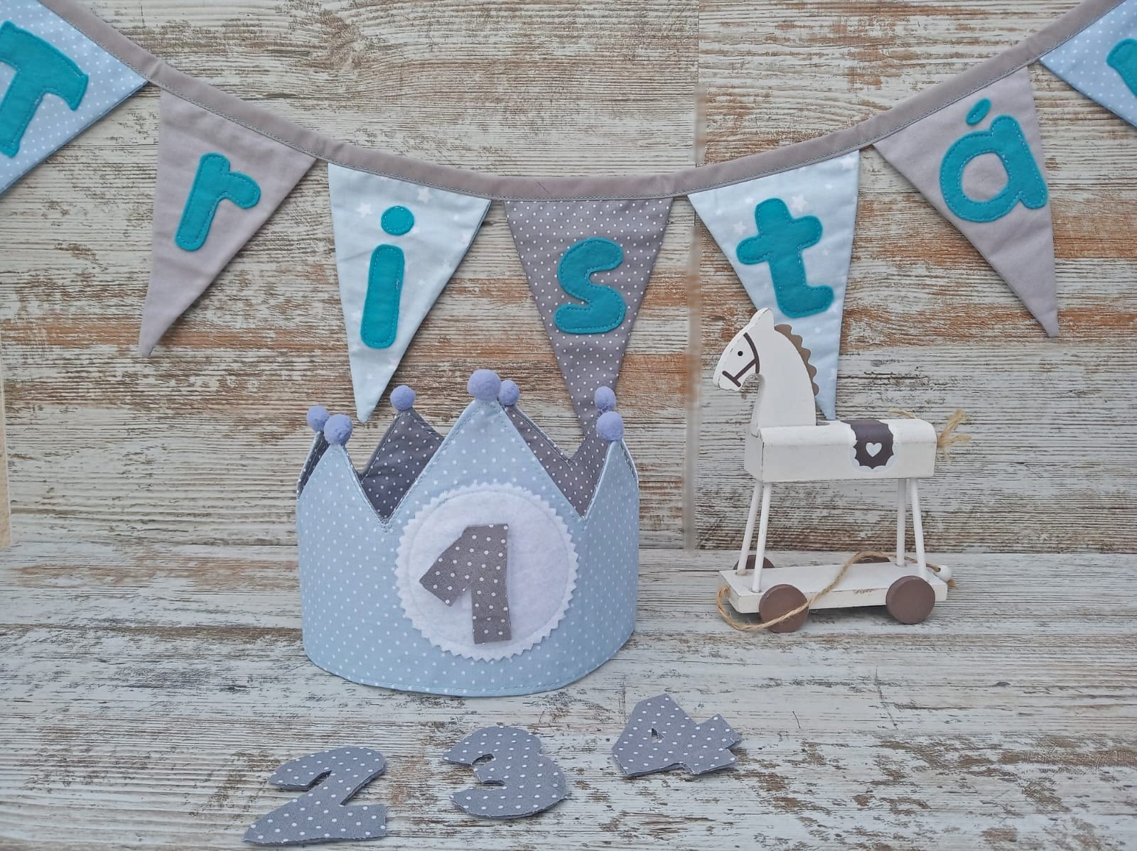Guirnaldas Tela Personalizada con Nombre - GiaN handmade