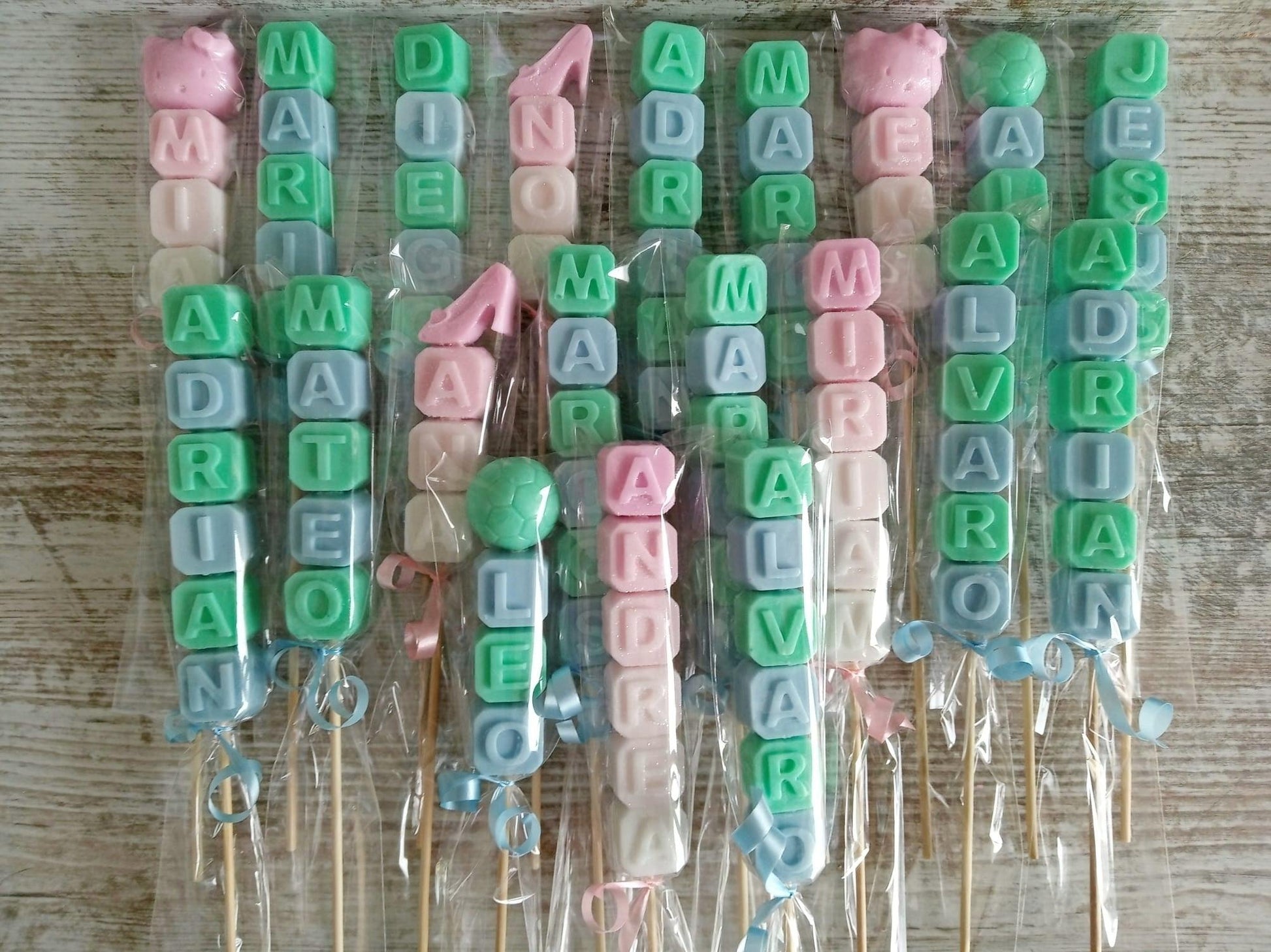 Jabón con nombres personalizados - GiaN handmade