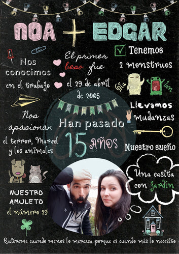 Lámina Pareja digital - GiaN handmade