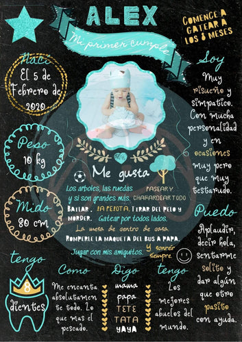 Lámina Primer año - GiaN handmade