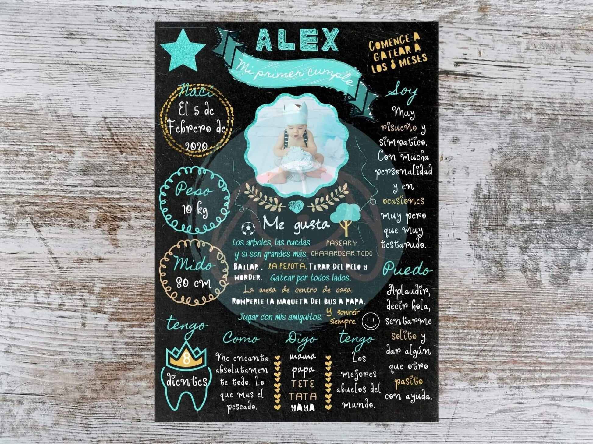 Lámina Primer año - GiaN handmade
