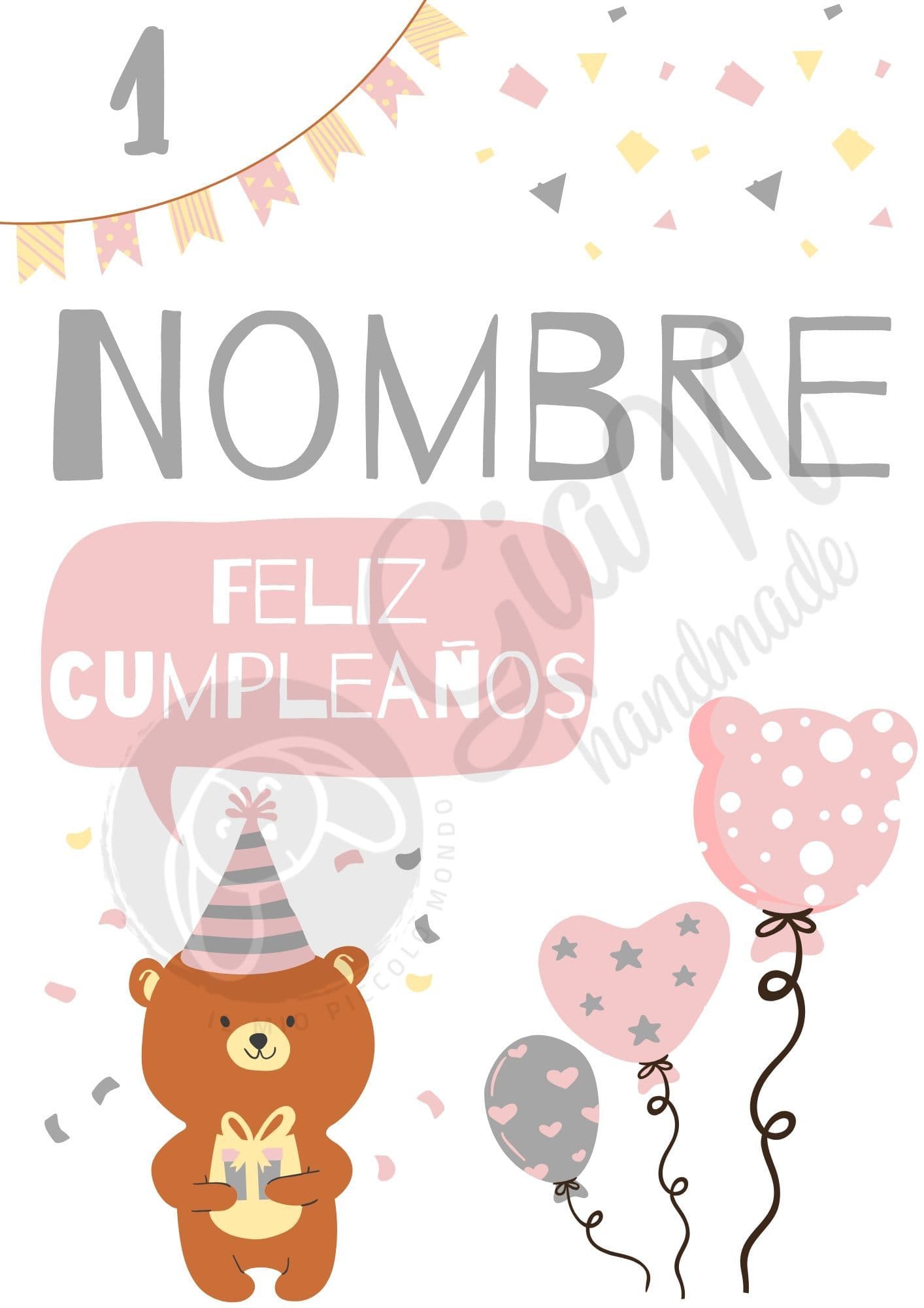 Láminas decorativas personalizadas Digital - GiaN handmade