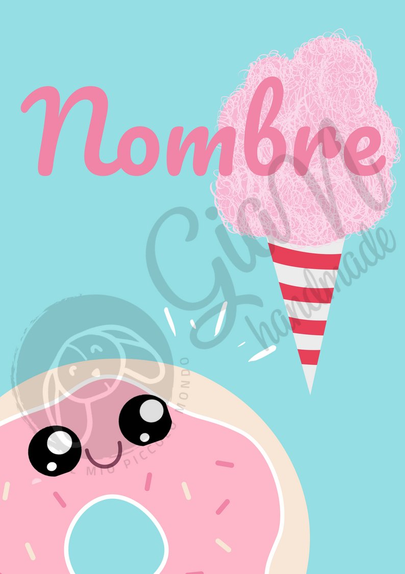 Láminas decorativas personalizadas Digital - GiaN handmade