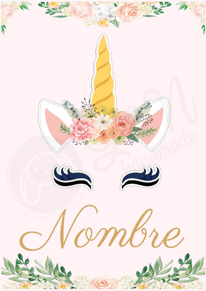 Láminas decorativas personalizadas Digital - GiaN handmade