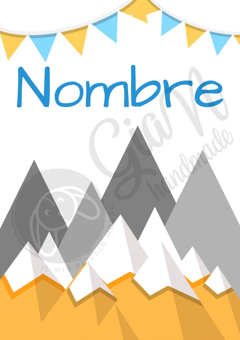 Láminas decorativas personalizadas Digital - GiaN handmade