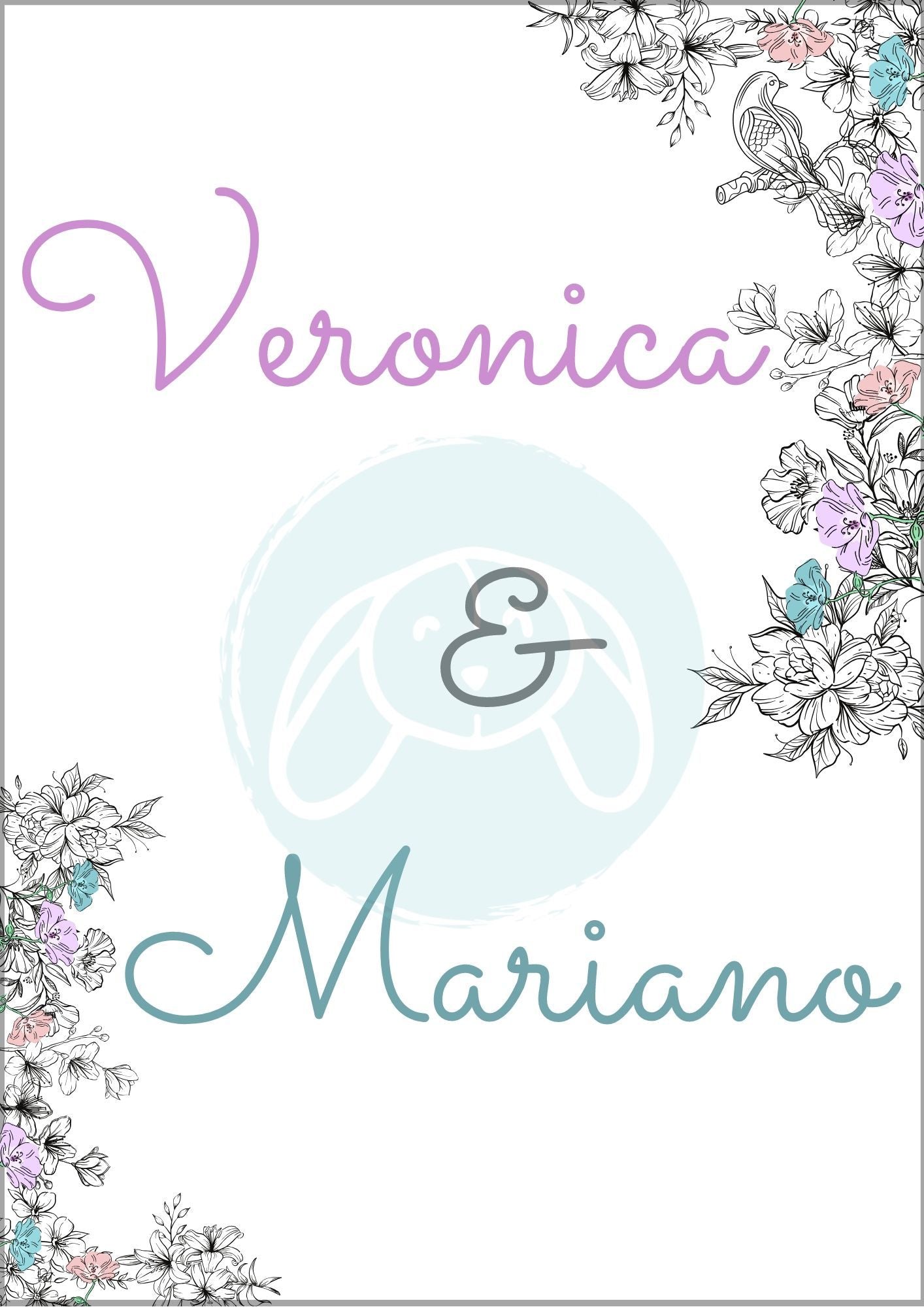 Láminas decorativas personalizadas Digital - GiaN handmade