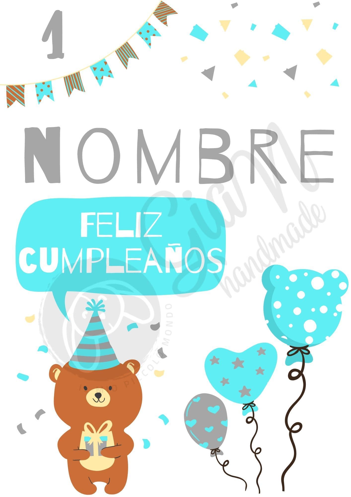 Láminas decorativas personalizadas Digital - GiaN handmade