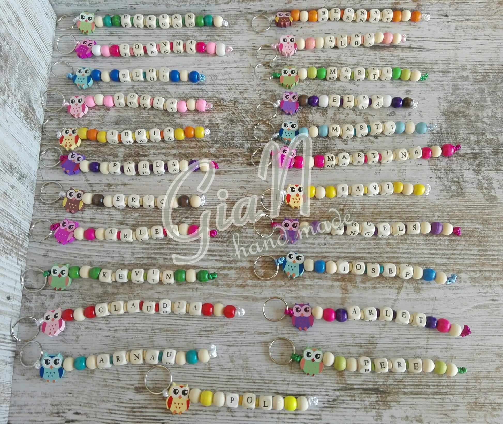 Llaveros para eventos Pack de 5 - GiaN handmade