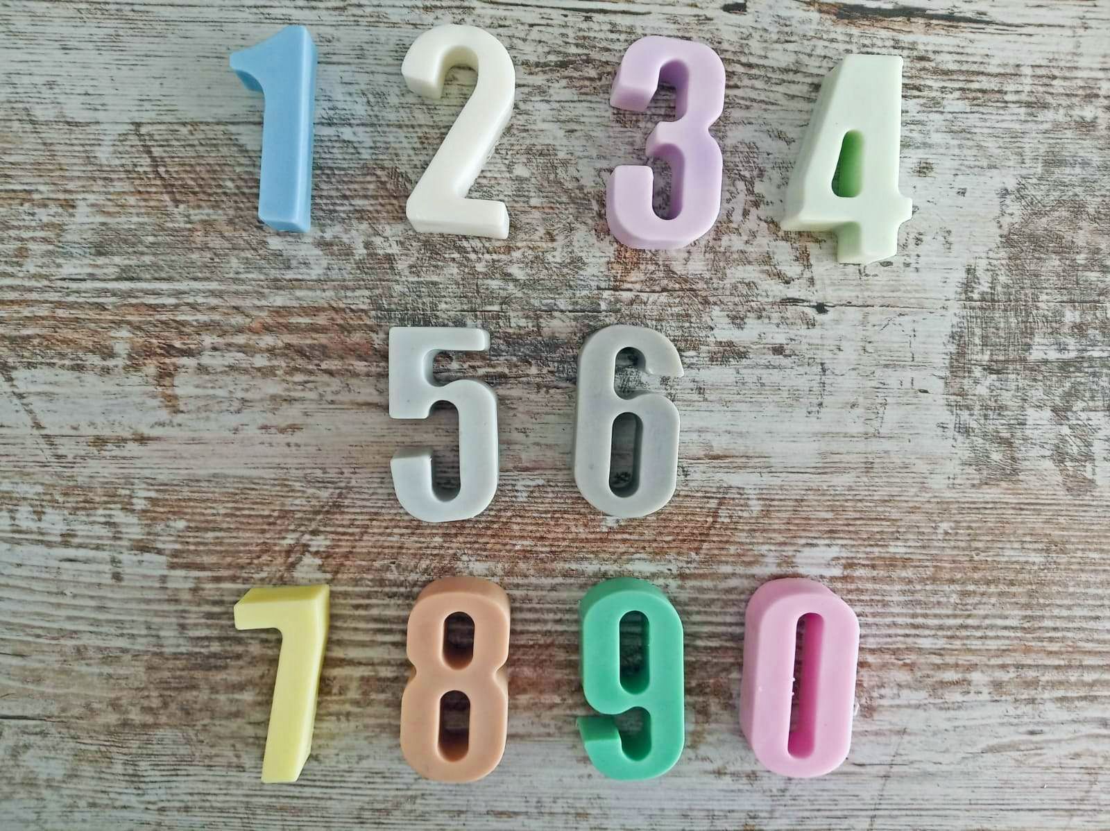 Números Maxi de Jabón - GiaN handmade