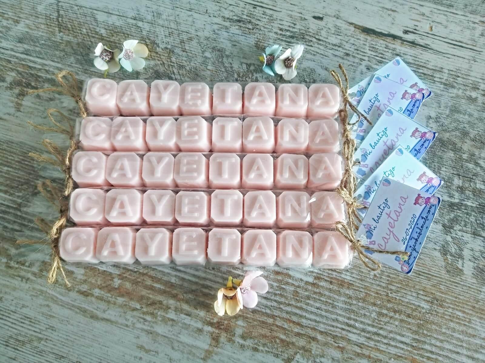 Caramelo de Jabón con Nombre - GiaN handmade